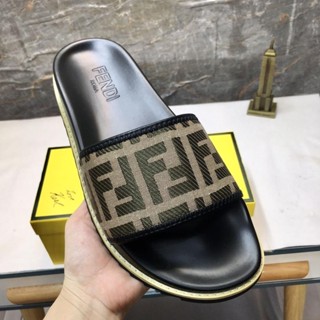 [EUR Size] Fendi รองเท้าแตะลําลอง แฟชั่น อเนกประสงค์