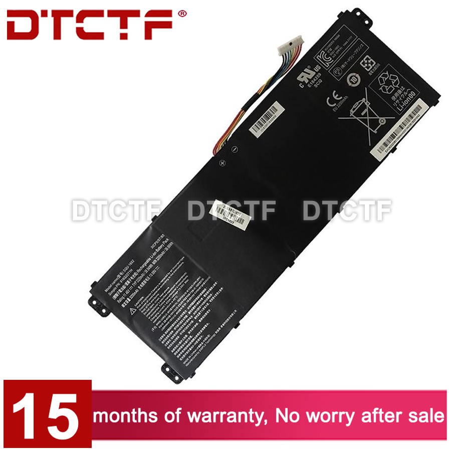 DTCTF 11.46โวลต์36.66wh 3200มิลลิแอมป์ชั่วโมงรุ่น SQU-1602 916Q2271H แบตเตอรี่สำหรับ Hasee X5-CP5D1 