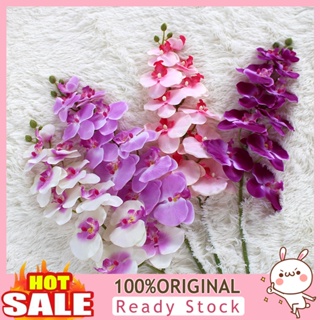 [B_398] Decorative Artificial Flower Nice-looking Fake Phalaenopsis Orchid Home Decor