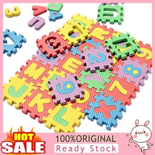 [B_398] 36 Pcs/Set Child Kids Alphabet Number EVA Foam Teaching Mats Toy