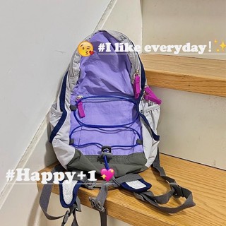 ▩CryingCenter ร้องไห้ Classic Mountaineering Small Bag Picnic Bag Outdoor Small Backpack Small Capacity Travel School Ba