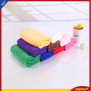 &lt;xiapimart&gt; ผ้าขนหนูไมโครไฟเบอร์ขนาด 25X25 ซม . 10 ชิ้น