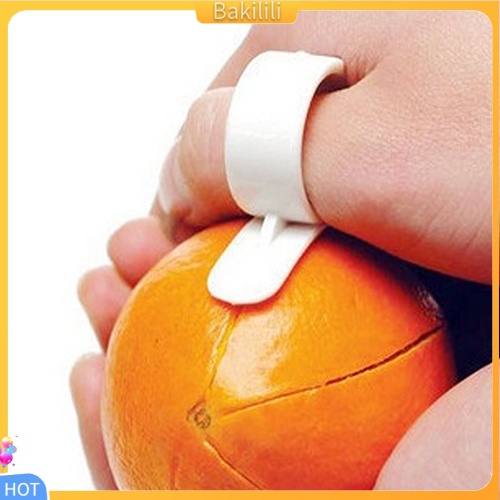 (Bakilili) Creative Mini Convenient Barker Ring Type Clever Potable Open Orange Device