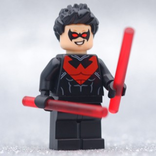 LEGO Nightwing Red Eye Hero DC  - LEGO เลโก้ มินิฟิกเกอร์ ตัวต่อ ของเล่น