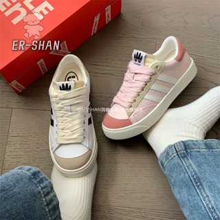 [พร้อมส่ง] ใหม่ รองเท้าผ้าใบลําลอง ส้นเตี้ย พื้นหนา สไตล์เกาหลี สําหรับสตรี เหมาะกับการเล่นกีฬา 2023