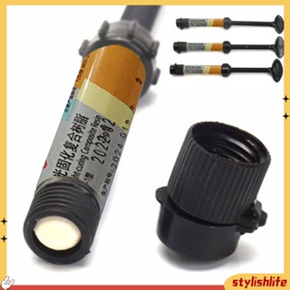 {stylishlife} Dental Light-Cure Composite Micro Hybrid Restorative Resin Material Syringe