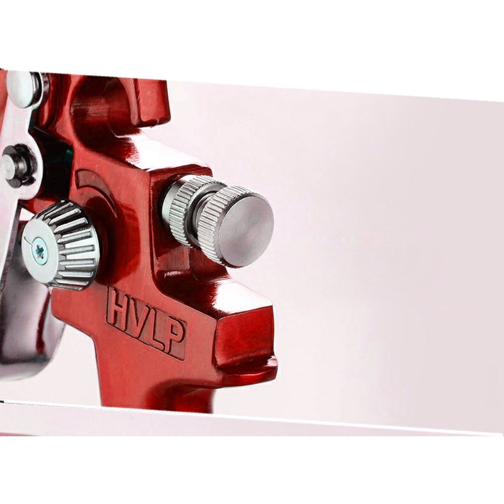 ปืนพ่นสีขนาดเล็ก HVLP เครื่องพ่นสีแรงโน้มถ่วงฟีดสีสเปรย์ปืน  หัวฉีด 0.8 /1.0 มม  ถ้วย 120 มล - รูปที่ 2