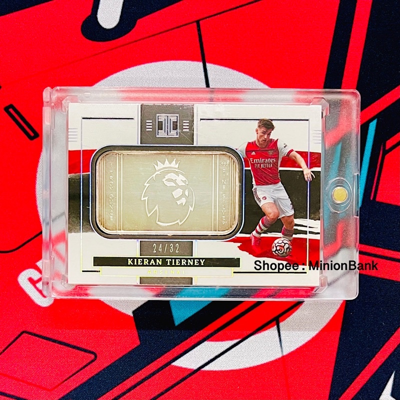 PANINI IMPECCABLE KIERAN TIERNEY SILVER BAR /32 ARSENAL