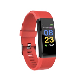 ส่งไว🚚 [จัดส่งที่รวดเร็ว] ID115 Smart Bracelet Fitness Heart Rate Tracker Monitor Band Wristband