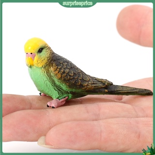 &lt;surprise&gt; Cute Forest Parrot Mini Animal Model Miniature Landscape Ornament Garden Decor