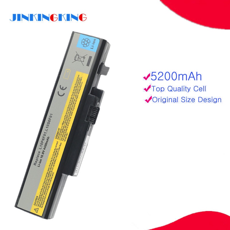แบตเตอรี่แล็ปท็อป5200MAh สำหรับ LENOVO IdeaPad Y470A L10P6F01 Y570 Y570A 57Y6625 Y470 L10S6F01