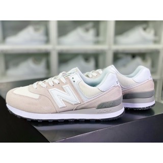 ของแท้ New Balance NB ML574LGI รองเท้าผ้าใบที่ทนต่อการสึกหรอ รองเท้าวิ่งสบายสำหรับผู้ชายและผู้หญิง รองเท้าลำลองระบายอากาศ