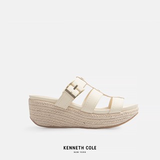 KENNETH COLE รองเท้าส้นตึกผู้หญิง รุ่น PEPEASPADRILLE BUCKLE สีนู้ด ( WED - RSRLS2071UO-296 )