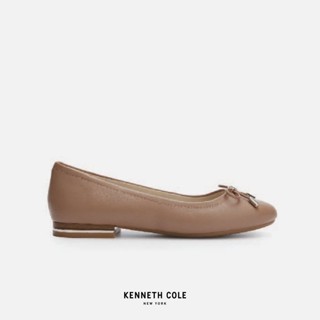 KENNETH COLE รองเท้าส้นแบนผู้หญิง รุ่น BALANCE BALLET สีน้ำตาลแทน ( FLT - KLS0025LE-210 )