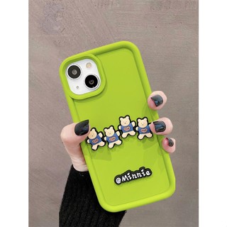 เคสโทรศัพท์มือถือ ลายหมี สําหรับ Apple iPhone 14 13 12 11 Pro Max 14pro 13