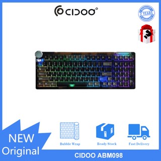 Cidoo ABM098 คีย์บอร์ดไร้สาย สามโหมด RGB