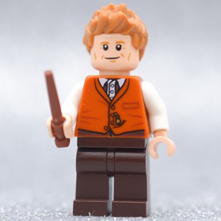 LEGO Newt Scamander Orange Vest Harry Potter