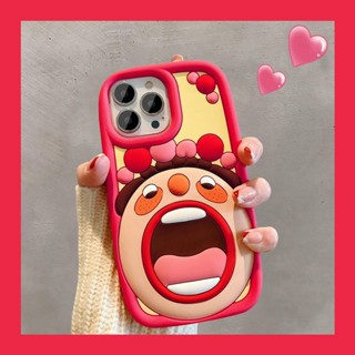 เคสโทรศัพท์มือถือ ซิลิโคนนิ่ม สามมิติ สร้างสรรค์ สําหรับ Apple Iphone 14ProMax 13 11XR 12Pro 78plus