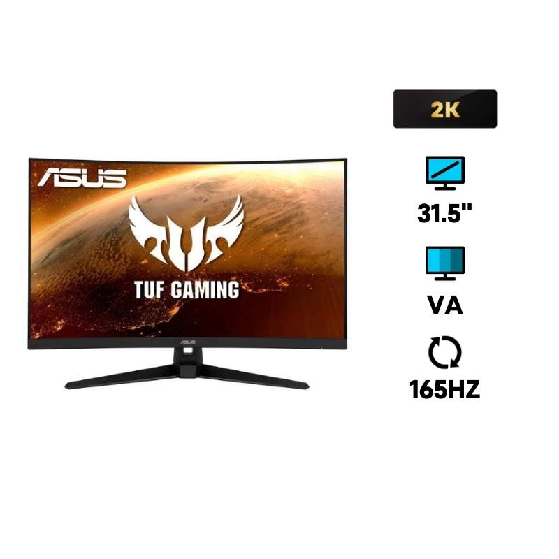 จอคอม Asus TUF VG32VQ1B 31.5" VA 2K Curved Gaming Monitor 165Hz