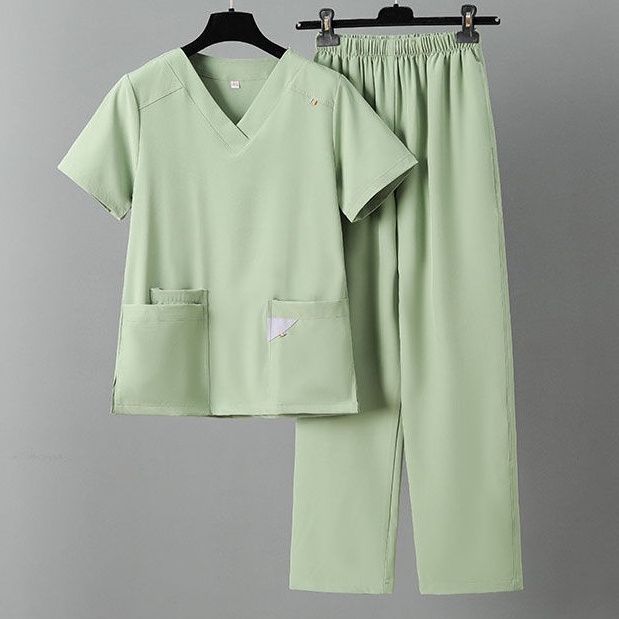 ☑ขายดีมาก ชุดพยาบาล ชุดปฏิบัติการภายใน ชุดอาชีพTwo Piece 1 Set Working Nursingชุดโออาร์ ห้องผ่าตัด ห้องคลอด ราคา ถูกที่สุด ดีลบีเคเค แกลเลอรีภาพที่ 5