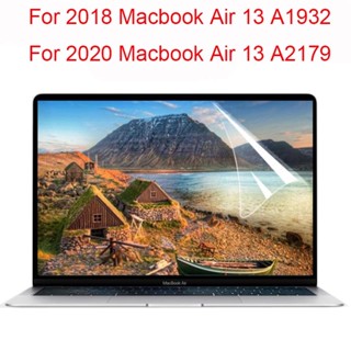 ฟิล์มกันรอยหน้าจอ PET พลาสติกนิ่ม ใส สําหรับ Macbook Air 13 A2179 2018 air13 A1932 2020