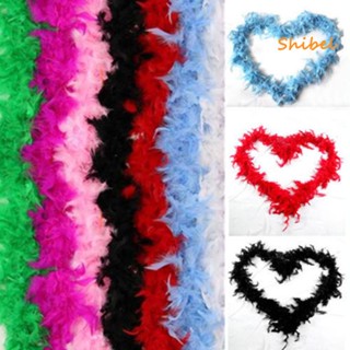 HOT_ Feather Boa Strip Fluffy Craft เครื่องแต่งกาย Hen Night Dressup งานแต่งงานแฟนซี