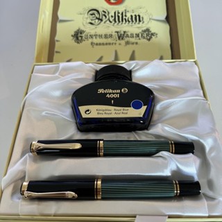 【Direct from Japan】 Pelikan Pelican︎ Fountain Pen Ballpoint Pen Set Gift Box Green