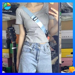 เสื้อครอปสาวอวบ เสื้อครอปรัดรูป เสื้อยืดแขนสั้นคอตตอน100% สำหรับผู้หญิงเสื้อคอเหลี่ยมแบบสั้นไซส์ใหญ่สำหรับสาวอวบใส่ช่วงฤดูร้อนแบบใหม่ปี2023