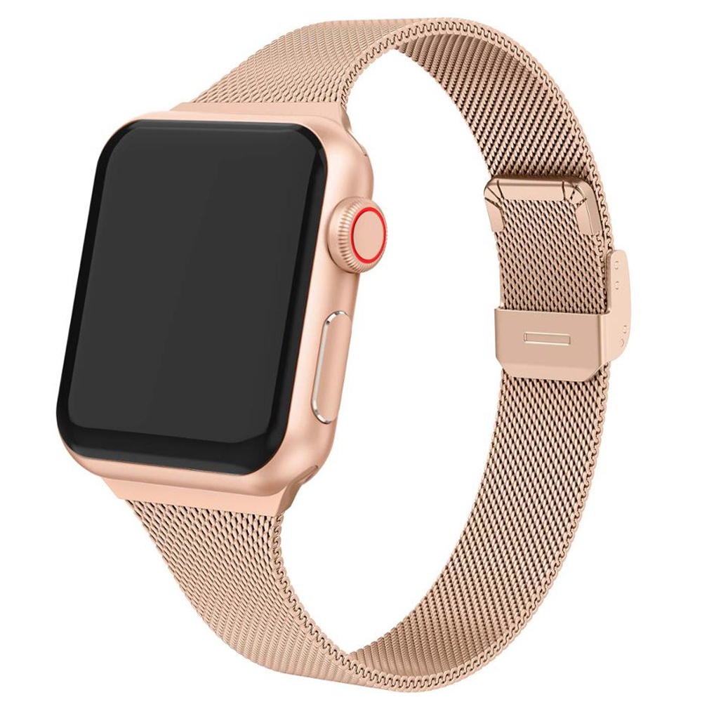 ✣Slim Strap For Apple Watch band 44mm 40mm iWatch band 42mm 38mm Stainless steel bracelet magnetic for Apple watch 6 5 4