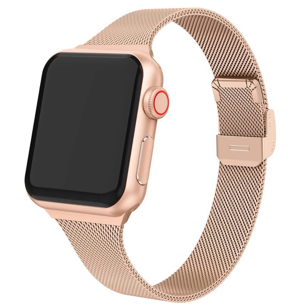 ✣Slim Strap For Apple Watch band 44mm 40mm iWatch band 42mm 38mm Stainless steel bracelet magnetic f