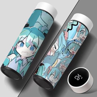 Hatsune miku Kagamine Rin Len Megurine Luka Hatsune miku miku กระติกน้ําร้อนอัจฉริยะ อุณหภูมิสูง 304 สเตนเลส สําหรับนักเรียน
