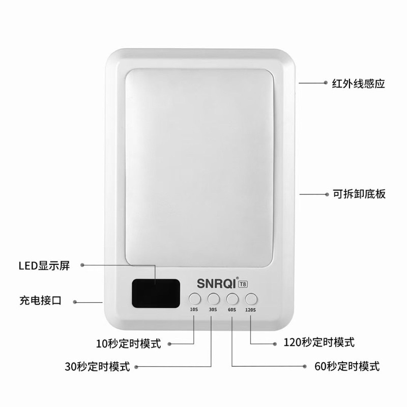 เครื่องอบเล็บ แบรนด์ SNRQI รุ่น T8 กำลังไฟ 72w<<พร้อมส่งจ้า>> ราคา ถูกที่สุด ดีลบีเคเค แกลเลอรีภาพที่ 5