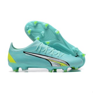 Puma World Cup รองเท้าฟุตบอล ผ้าถัก กันน้ํา สีฟ้า Eur39-45