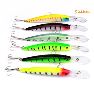 HOT_ 1 ชิ้น 14.5 เซนติเมตร Minnow Crankbaits เหยื่อประดิษฐ์ตะขอตกปลารอก