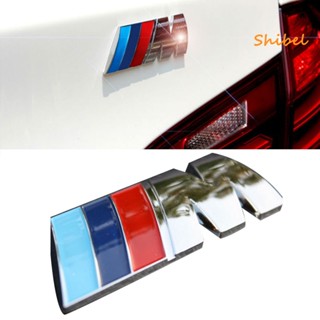 HOT_ 3D M Logo Plating Metal Fender Emblem สติ๊กเกอร์ติดรถ BMW