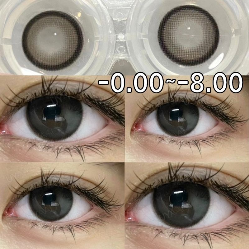 {เกรด -0.75~-5.00} UYAAI คอนแทคเลนส์สายตาสั้น 14.5 มม. 2 ชิ้น ต่อคู่