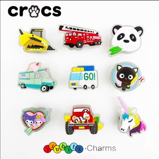 2023- ใหม่ (LED พร้อมสวิตช์) Crocs Gibbitz charm รูรองเท้า ดอกไม้ ปุ่มตกแต่ง DIY อุปกรณ์เสริมชุดจับคู่ที่สร้างสรรค์