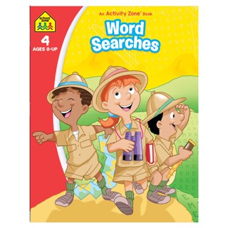 NEW! หนังสืออังกฤษ Word Searches: An Activity Zone Book (School Zone)