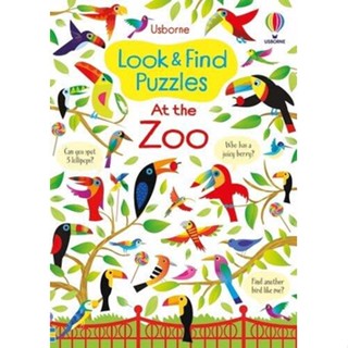 NEW! หนังสืออังกฤษ Look and Find Puzzles at the Zoo (Look and Find Puzzles) [Paperback]