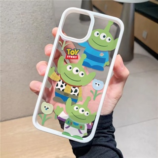 เคสโทรศัพท์มือถืออะคริลิคใส แบบแข็ง ลายเอเลี่ยน สําหรับ iphone 14promax 11 13 12 7Plus 8 X XS Max