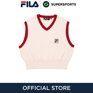 FILA Heritage Cropped V-Neck เสื้อกั๊กผู้ใหญ่