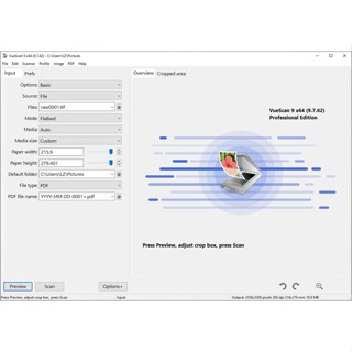 โปรแกรม VueScan Pro 9.7.99 โปรแกรมสแกนเอกสาร เป็น PDF JPG และอื่นๆ