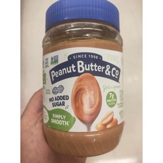 Peanut Butter Smooth No Sugar เนยถั่วสมูธไม่มีน้ำตาล 454กรัม