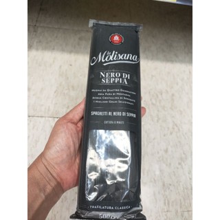 La Molisana Spaghetti Al Nero Di Speppia เส้นพาสต้าหมึกดำ500กรัม