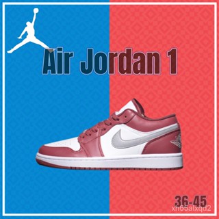 รองเท้าผ้าใบ Nike Air Jordan 1 Low "Bordeaux"