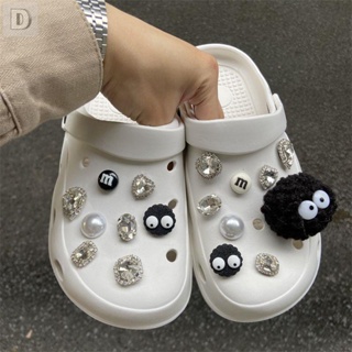 🔥จิ๊บบิทตัวติดรองเท้ามีรู รูปแบบการ์ตูน ตัวติดรองเท้า crocs DIY ตุ๊กตาติดรองเท้า  ตกแต่งสวยงาม สไตล์น่ารัก