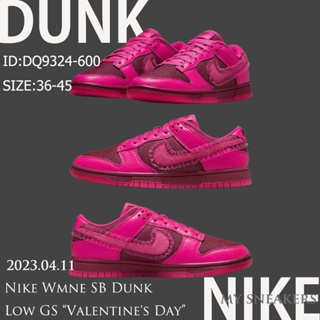 Nike Wmne SB Dunk Low GS “Valentines Day” DQ9324-600 Authentic casual shoes sneakers running shoes