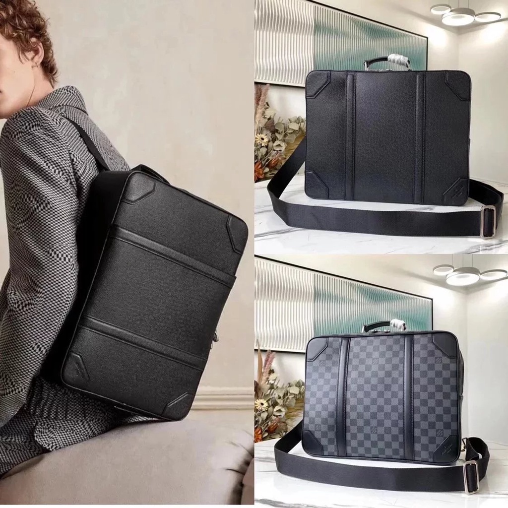 [Original Leather Purchasing Grade] N50051 M30769 This Briefcase Men s Bag Backpack Business Travel School Bri