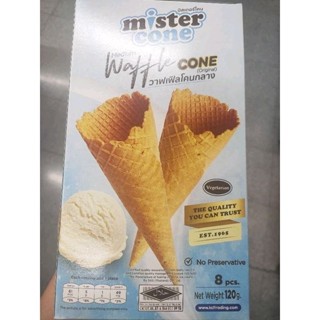 Mr Cone Waffle Cone วาฟเฟิลโคนกลาง 120กรัม