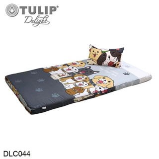 Tulip Delight Picnic ที่นอนปิคนิค พับเก็บได้ 3.5ฟุต 5ฟุต หมาจ๋า Maaja DLC044 #ทิวลิปดีไลท์ ที่นอนพกพา